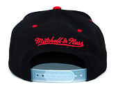 Kšiltovka Mitchell & Ness Chicago Bulls Big Logo Reflective 2 Tone Black Snapback