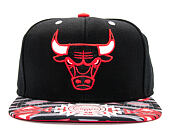 Kšiltovka Mitchell & Ness Gtech Chicago Bulls Black Snapback
