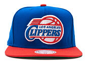 Kšiltovka Mitchell & Ness Big Logo Two Tone Los Angeles Clippers Blue Snapback