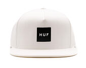 Kšiltovka HUF Box Logo White Snapback