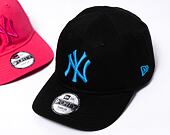 Dětská kšiltovka New Era 9FORTY Kids MLB League Essential New York Yankees - Black / Sunwash Blue