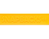 Náramek na ruku s nápisem Snapbacks.cz - žlutý