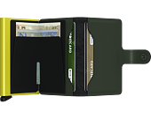 Peněženka Miniwallet Secrid Matte Green & Lime