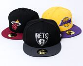 Kšiltovka New Era 59FIFTY NBA Basic Brooklyn Nets Black/Grey