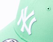 Dětská Kšiltovka New Era 9FORTY Kids MLB League Essential New York Yankees Tropical Green / White