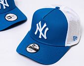 Dětská kšiltovka New Era 9FORTY Kids A-Frame Trucker MLB New York Yankees - Sunwash Blue / White