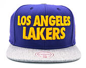 Kšiltovka Mitchell & Ness Forces Los Angeles Lakers Purple Snapback