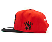 Kšiltovka Mitchell & Ness Big Logo Two Tone Chicago Blackhawks Red Snapback