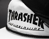Kšiltovka HUF Collab Thrasher Logo White Snapback