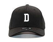 Kšiltovka State of WOW ALPHABET - Delta Baseball Cap Crown 2 Black/White Strapback