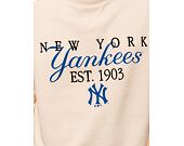 Mikina New Era MLB Lifestyle Crewneck New York Yankees Off White / Navy