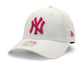 Dětská kšiltovka New Era 9FORTY Kids MLB League Essential New York Yankees - White / Blush Pink