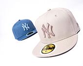 Dětská kšiltovka New Era 59FIFTY Kids MLB League Essential New York Yankees - Stone / Ash Brown