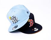 Kšiltovka New Era 9FIFTY MLB Summer Icon New York Yankees Retro - Pastel Blue