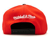 Kšiltovka Mitchell & Ness Big Logo Two Tone Chicago Blackhawks Red Snapback