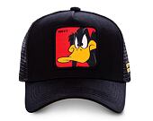 Kšiltovka Capslab Trucker - Looney Tunes - Daffy Ducke - Black / Red