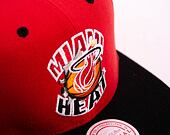 Kšiltovka Mitchell & Ness NBA Breakthrough Snapback Hwc Miami Heat Red