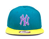 Kšiltovka New Era Tri-Col Basic New York Yankees Teal/Yellow Snapback