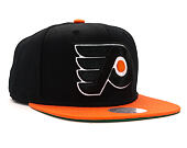 Kšiltovka Mitchell & Ness Big Logo Two Tone Philadelphia Flyers Black Snapback