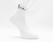 Ponožky Karl Kani Signature Ankle Socks 3-Pack white