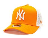 Dětská kšiltovka New Era 9FORTY Kids A-Frame Trucker MLB New York Yankees - Orange / White