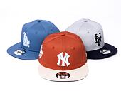 Kšiltovka New Era 9FIFTY MLB Patch New York Yankees Retro - Terracotta / Ivory