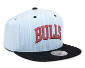 Kšiltovka Mitchell & Ness Chicago Bulls Striped Arch Denim Blue Snapback