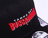 Kšiltovka New Era 9FIFTY Stretch-Snap NFL Team Wordmark Tampa Bay Buccaneers Black