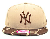 Dámská Kšiltovka New Era Print Safari New York Yankees Brown Snapback