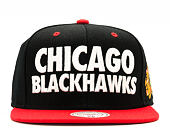 Kšiltovka Mitchell & Ness Score Chicago Blackhawks Black Snapback