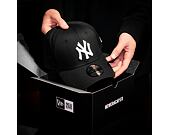 Kšiltovka New Era 9FORTY MLB League Basic New York Yankees - Black / White