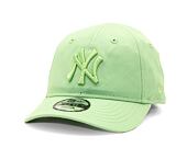 Dětská kšiltovka New Era 9FORTY Kids MLB League Essential New York Yankees - Green Fig