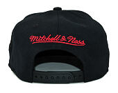 Kšiltovka Mitchell & Ness Upside Down Chicago Bulls Black Snapback