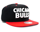 Kšiltovka Mitchell & Ness Score Chicago Bulls Black Snapback