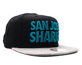 Kšiltovka Mitchell & Ness Forces San Jose Sharks Black Snapback