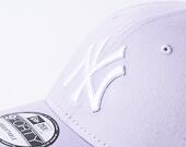 Kšiltovka New Era 9FORTY MLB League Essential New York Yankees - Purple Pastel / White