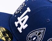 Kšiltovka New Era 59FIFTY  MLB All-Over-Paisley - Los Angeles Dodgers - Team Color