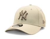 Kšiltovka New Era 9FORTY MLB League Essential New York Yankees - Stone / Ash Brown