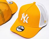 Dětská kšiltovka New Era 9FORTY Kids A-Frame Trucker MLB New York Yankees - Juicy Yellow / White