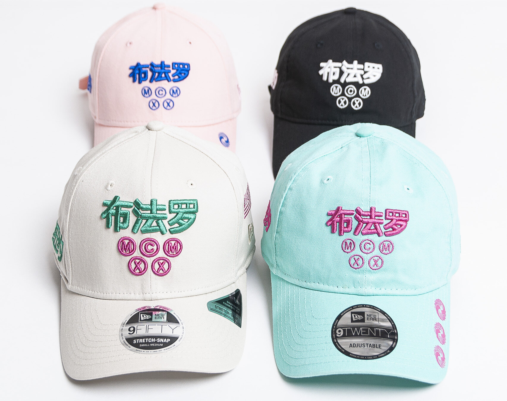 K iltovka New Era 9FORTY Hard East Asia Pink Snapbacks