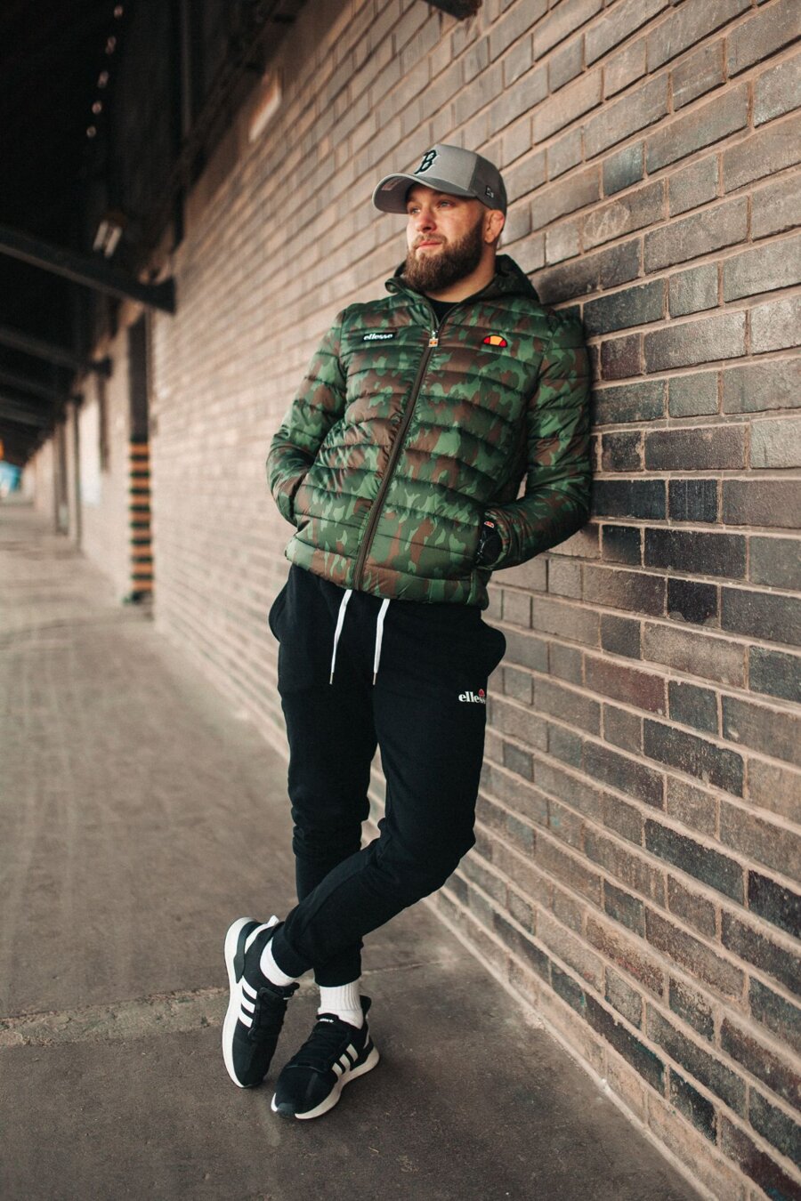 Bunda Ellesse Lombardy Padded Jacket Camo Snapbacks