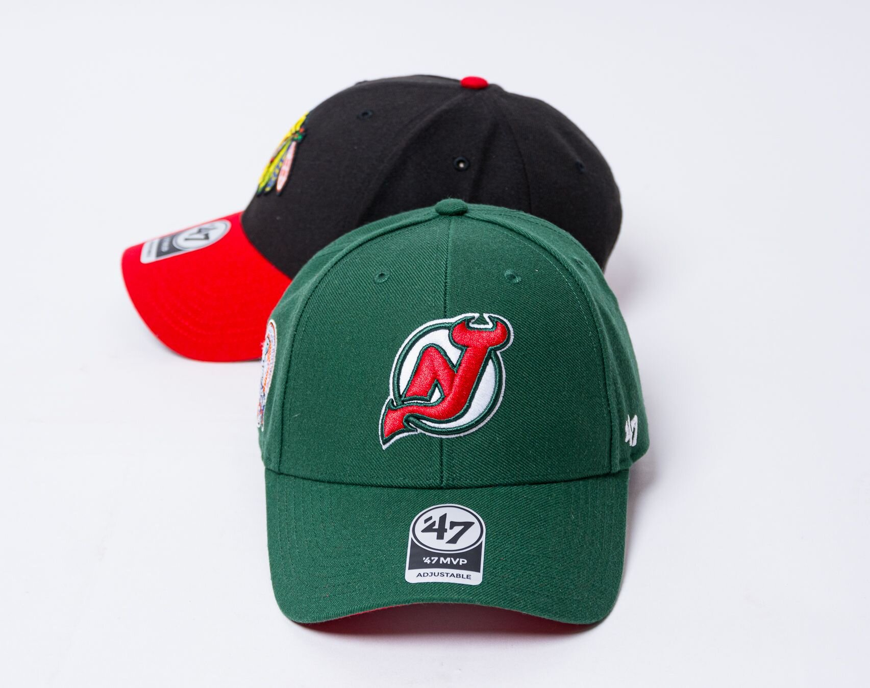 New Jersey Devils Stanley Cup 2003 Sure Shot Vintage MVP Snapback NHL Cap  Green