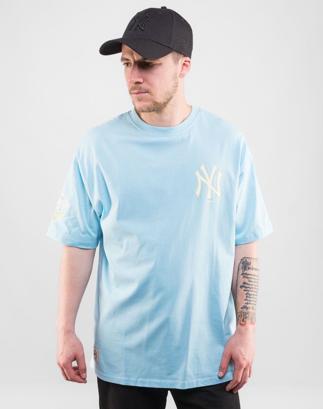 New era 60357123 MLB Pastel New York Yankees Short Sleeve T-Shirt Blue