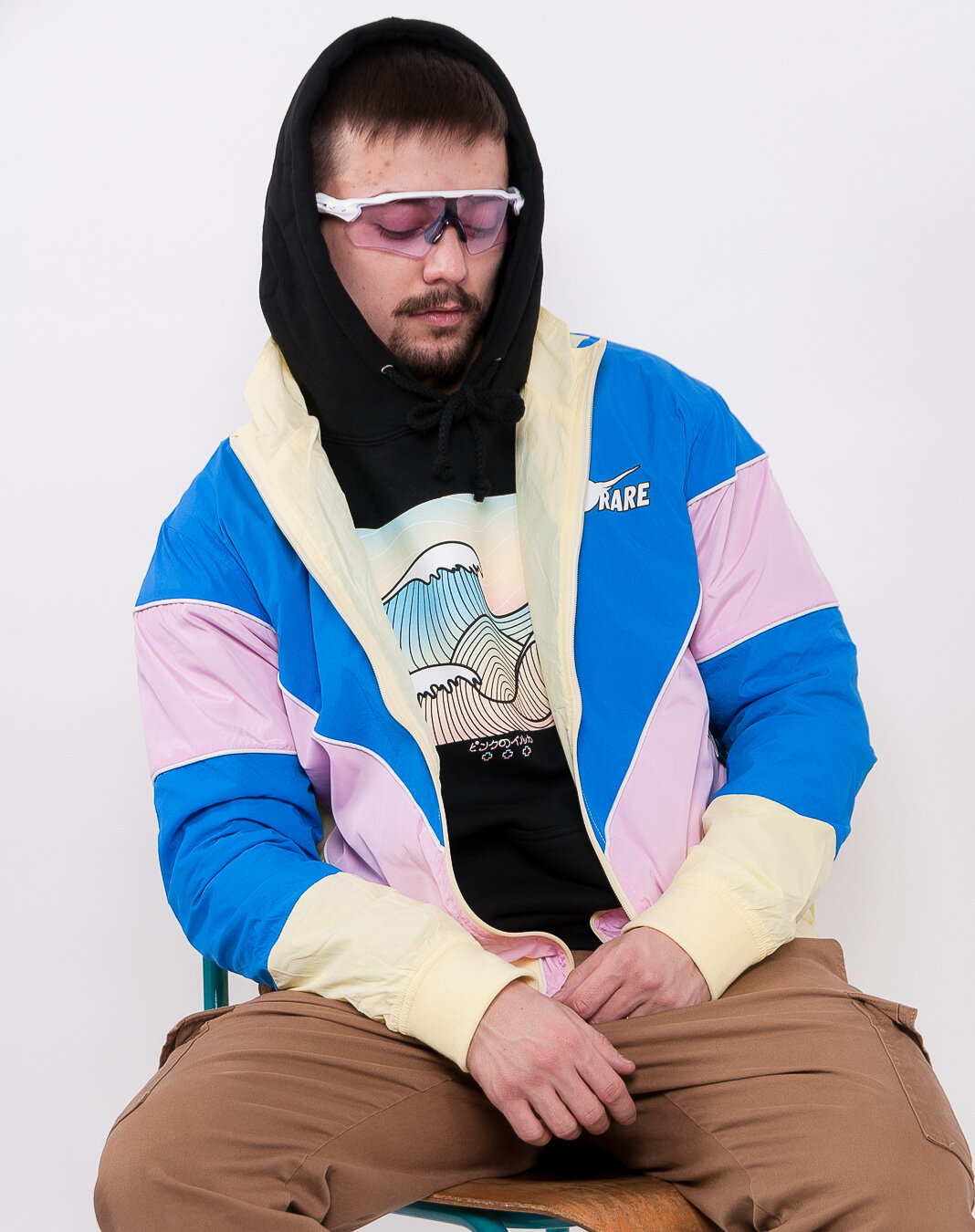 Pink dolphin windbreaker best sale tsunami