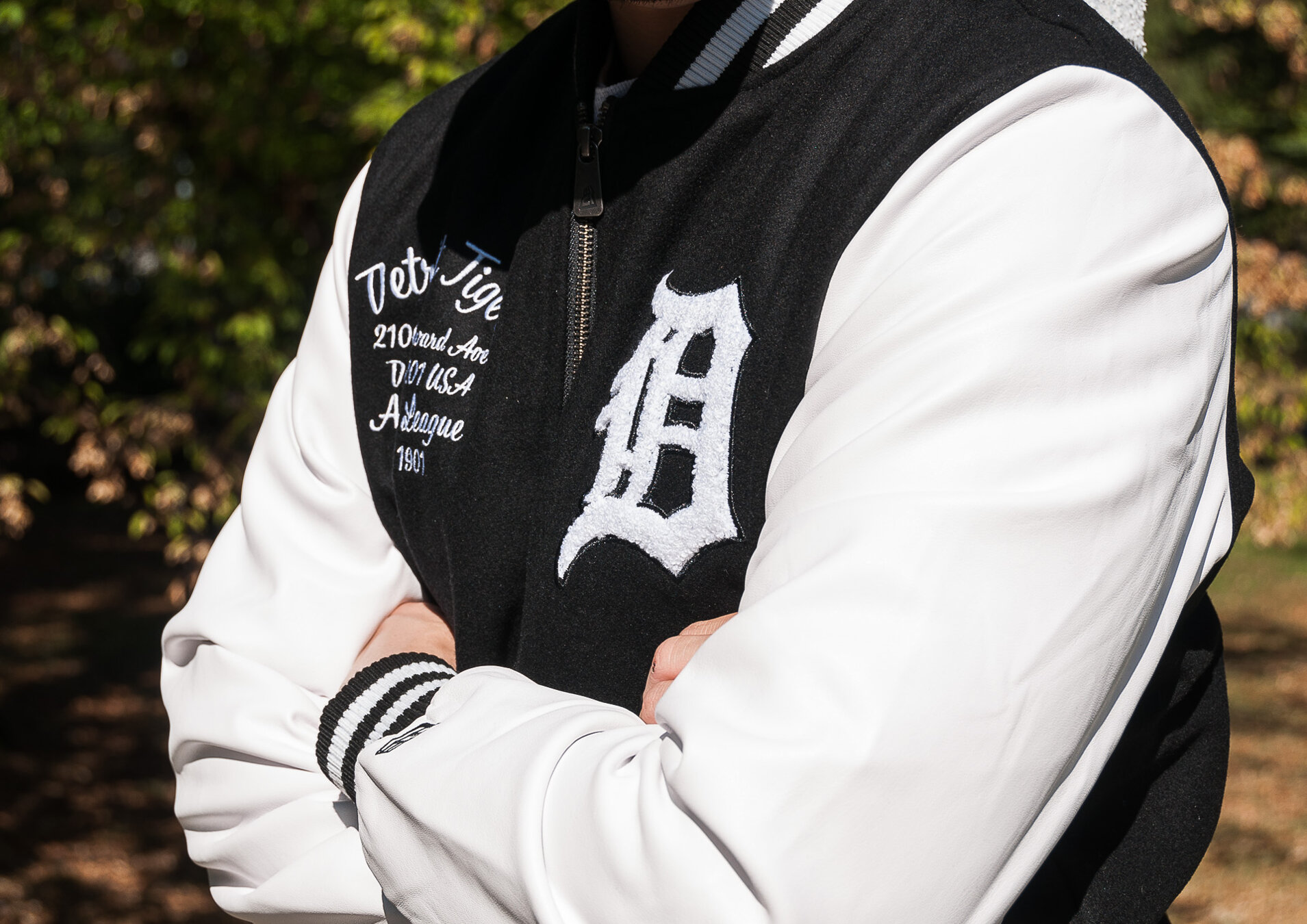 Bunda New Era Post Gradual Pack Varsity Jacket Detroit Tigers