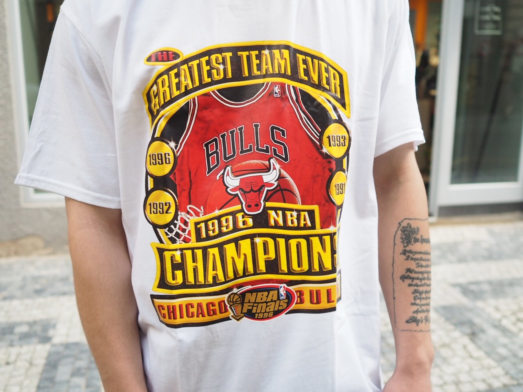 Mitchell & Ness Last Dance Bull 93 Champs Tee - Kkfucbu-fmt