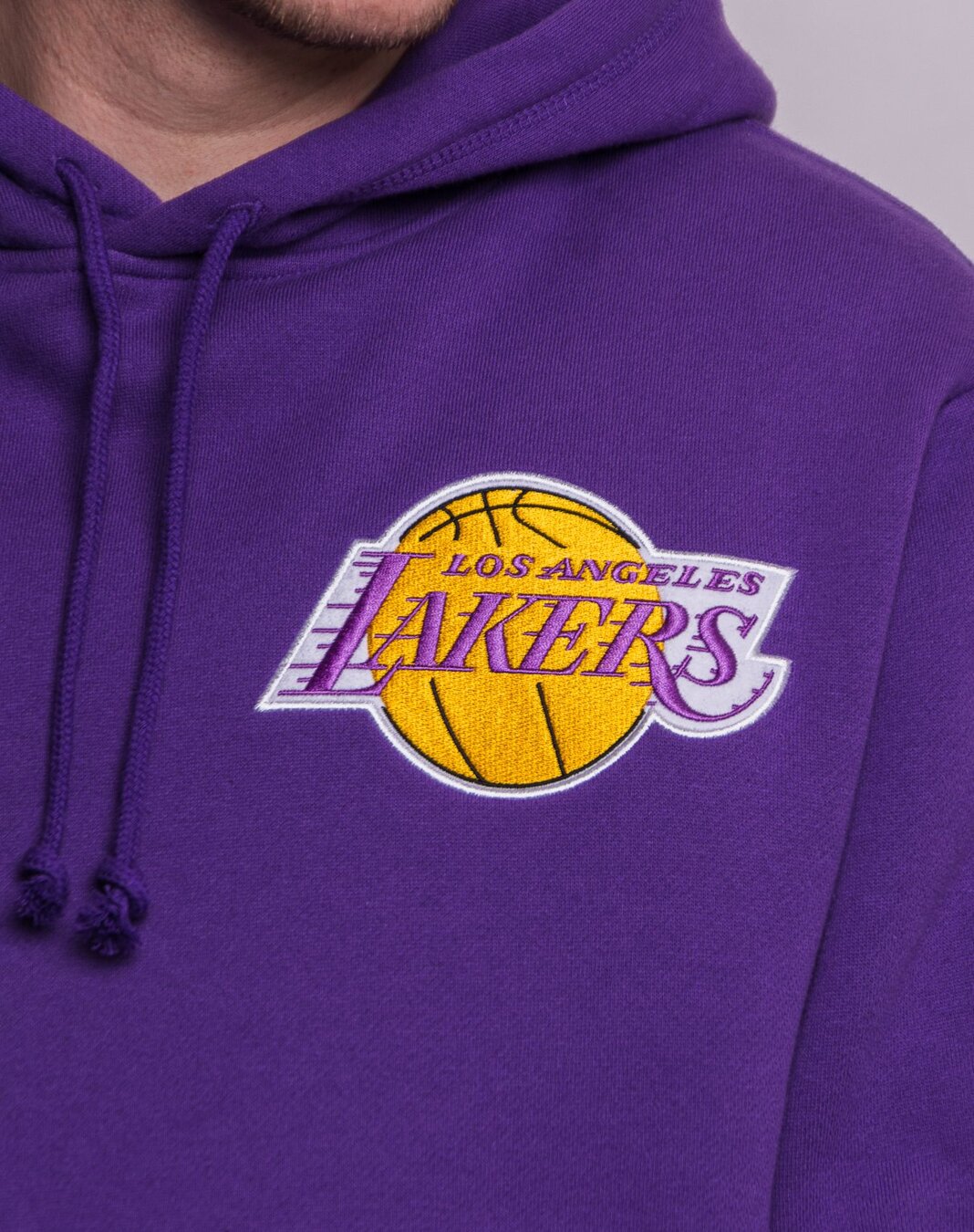 MITCHELL & NESS Los Angeles Lakers Champ City Hoodie FPHD3236-LALYYPPPBLCK  - Karmaloop