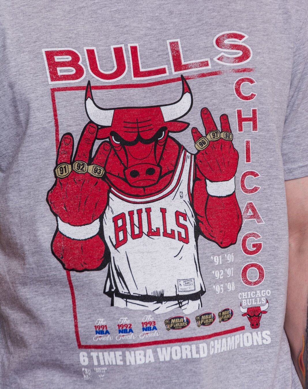 Mitchell & Ness Last Dance Bull 93 Champs Tee - Kkfucbu-fmt