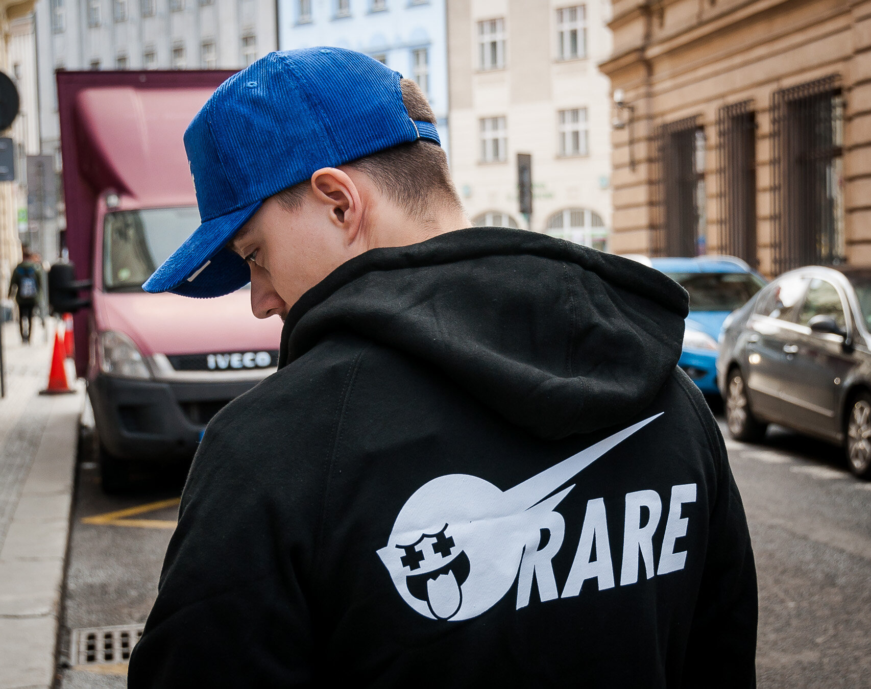 Mikina S Kapuc Pink Dolphin Rare Air Zip Up Black Snapbacks