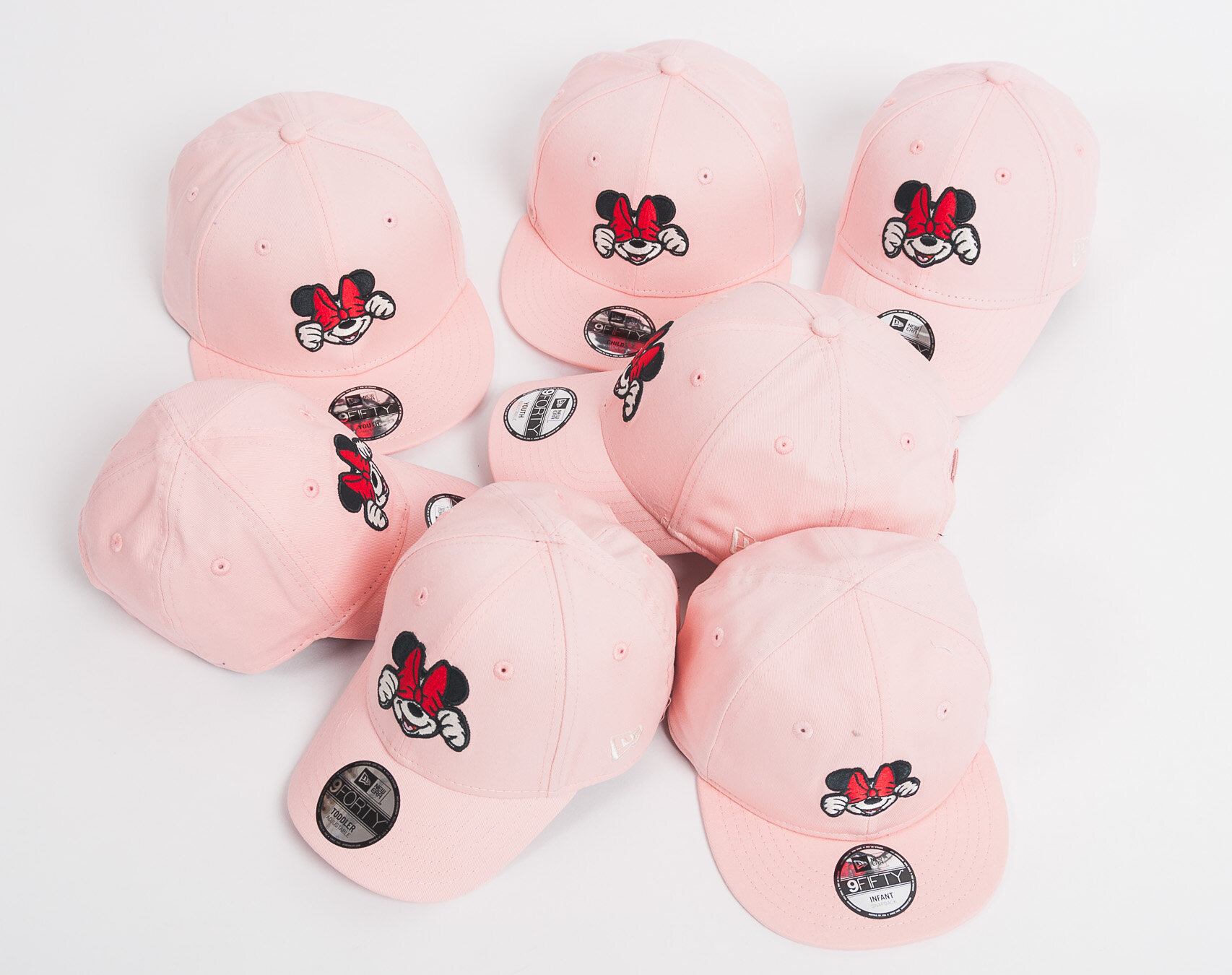 NEW ERA 59FIFTY Disney Minnie 黒/ピンク 7 3/8 ， 58.7cm ミニー
